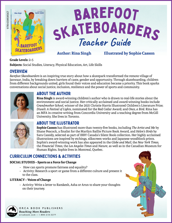 Barefoot Skateboarders Teacher Guide