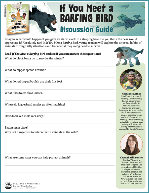 Barfing Bird Teacher Guide