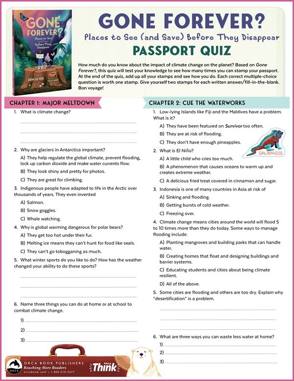 Gone Forever Activity