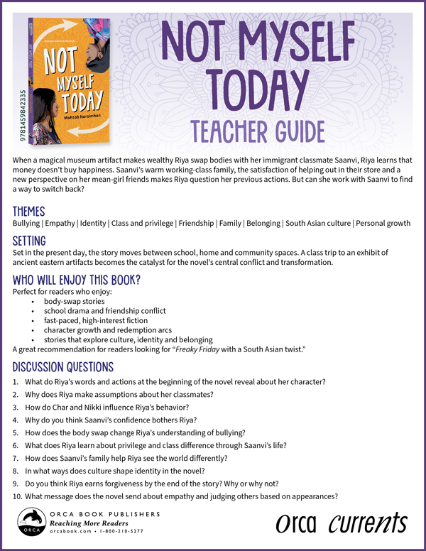 Not Myself Today Teacher Guide
