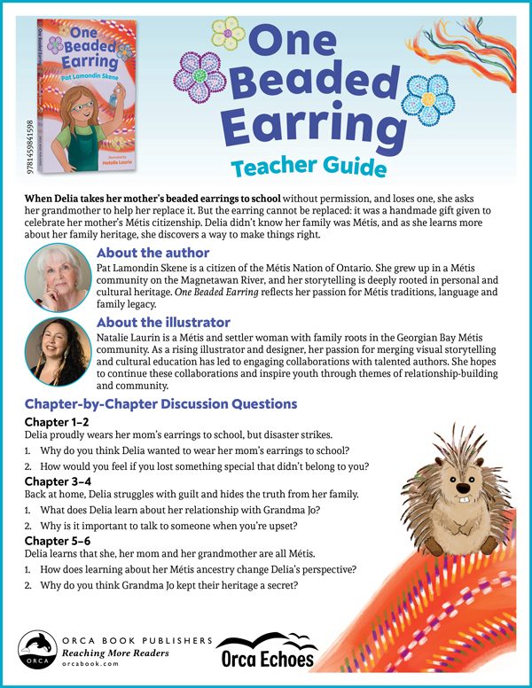 One Beaded Earring Teacher Guide