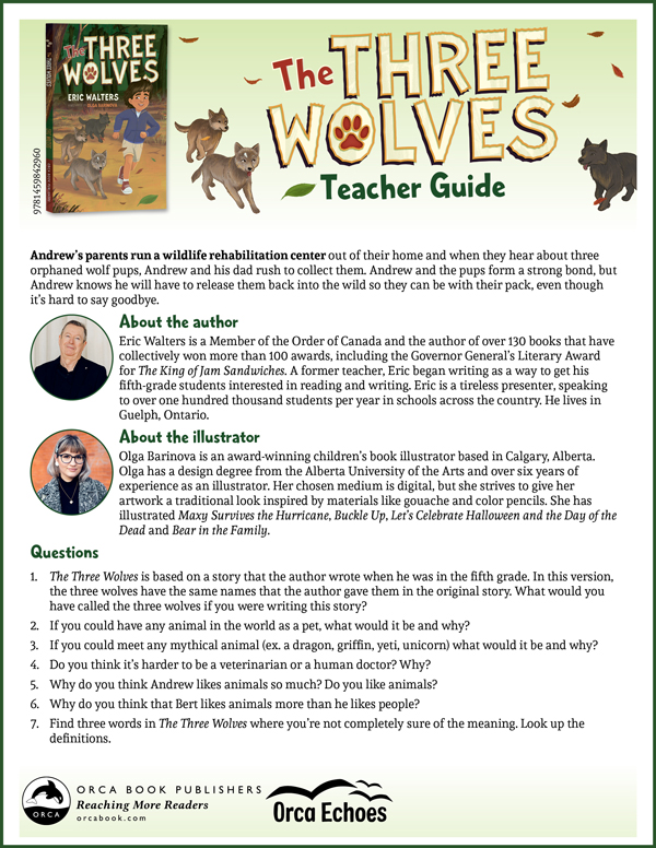 Three Wolves Teacher Guide