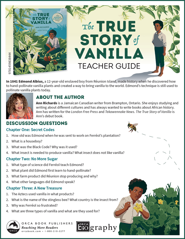 True Story of Vanilla Teacher Guide