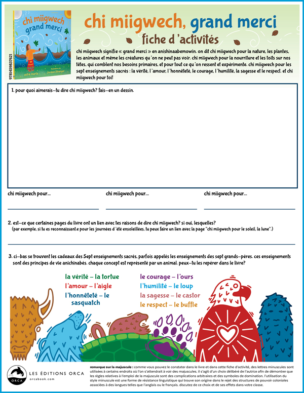 chimiigwech French Activity